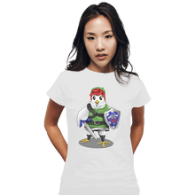 Load image into Gallery viewer, Shirts Fitted Shirts, Woman / Small / White Hyrule Chicken
