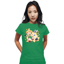 Load image into Gallery viewer, Shirts Fitted Shirts, Woman / Small / Irish Green For The Mayor!