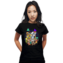 Load image into Gallery viewer, Daily_Deal_Shirts Fitted Shirts, Woman / Small / Black Saturday Morning Mania