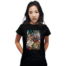 Load image into Gallery viewer, Secret_Shirts Fitted Shirts, Woman / Small / Black Saturday Villains