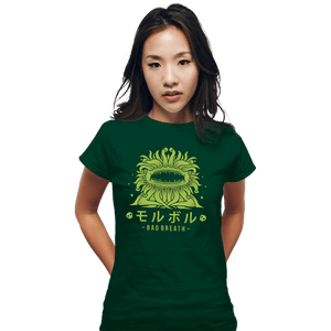 Shirts Fitted Shirts, Woman / Small / Irish Green Bad Breath