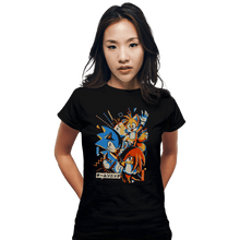 Load image into Gallery viewer, Shirts Fitted Shirts, Woman / Small / Black Team Mania