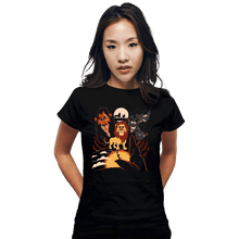 Load image into Gallery viewer, Shirts Fitted Shirts, Woman / Small / Black Rise Of The King