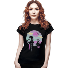 Load image into Gallery viewer, Shirts Fitted Shirts, Woman / Small / Black Samurai Chillhop