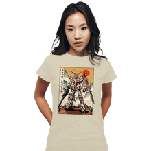 Load image into Gallery viewer, Daily_Deal_Shirts Fitted Shirts, Woman / Small / White The Unicorn Gundam