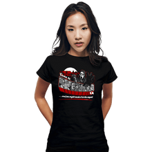 Load image into Gallery viewer, Shirts Fitted Shirts, Woman / Small / Black Come To Woodsboro