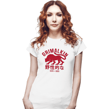 Load image into Gallery viewer, Shirts Fitted Shirts, Woman / Small / White Grimalkin