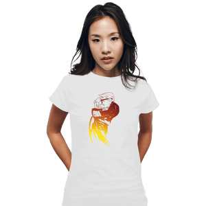 Shirts Fitted Shirts, Woman / Small / White The Best Love