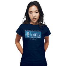 Load image into Gallery viewer, Shirts Fitted Shirts, Woman / Small / Navy Frasier Talk Show