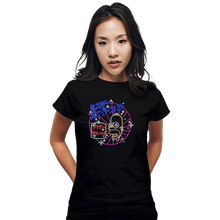 Load image into Gallery viewer, Daily_Deal_Shirts Fitted Shirts, Woman / Small / Black Neon Mr. Sparkle