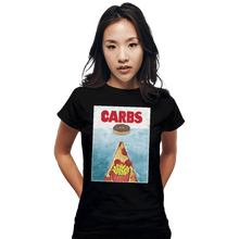 Load image into Gallery viewer, Shirts Fitted Shirts, Woman / Small / Black CARBS