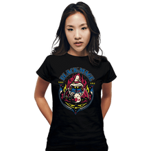 Load image into Gallery viewer, Daily_Deal_Shirts Fitted Shirts, Woman / Small / Black Black Mage Kupo