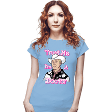 Load image into Gallery viewer, Secret_Shirts Fitted Shirts, Woman / Small / Powder Blue Doctor Doll