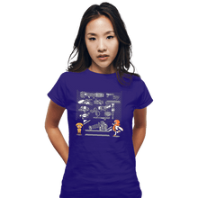 Load image into Gallery viewer, Shirts Fitted Shirts, Woman / Small / Violet Spat Shop