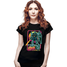 Load image into Gallery viewer, Daily_Deal_Shirts Fitted Shirts, Woman / Small / Black MS-07B Gouf