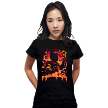 Load image into Gallery viewer, Daily_Deal_Shirts Fitted Shirts, Woman / Small / Black Devouring Witch