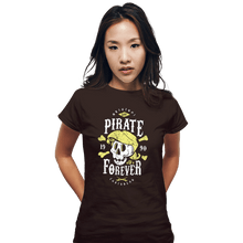 Load image into Gallery viewer, Shirts Fitted Shirts, Woman / Small / Black Pirate Forever
