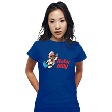 Load image into Gallery viewer, Daily_Deal_Shirts Fitted Shirts, Woman / Small / Royal Blue Big Baby Billy