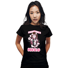 Load image into Gallery viewer, Shirts Fitted Shirts, Woman / Small / Black Fight Like A Hero