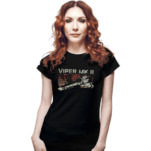 Load image into Gallery viewer, Shirts Fitted Shirts, Woman / Small / Black Retro Viper MK II