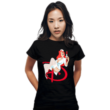 Load image into Gallery viewer, Shirts Fitted Shirts, Woman / Small / Black Nurse Jessica