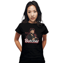 Load image into Gallery viewer, Shirts Fitted Shirts, Woman / Small / Black Butcher