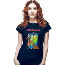 Load image into Gallery viewer, Secret_Shirts Fitted Shirts, Woman / Small / Navy Scoobywho