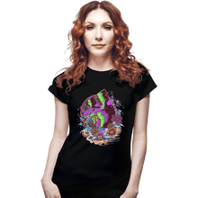 Load image into Gallery viewer, Shirts Fitted Shirts, Woman / Small / Black EVA 01 Ornate