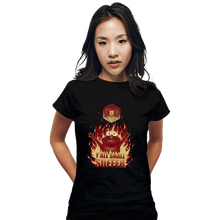 Load image into Gallery viewer, Daily_Deal_Shirts Fitted Shirts, Woman / Small / Black Y'all Shall Suffer