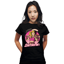 Load image into Gallery viewer, Daily_Deal_Shirts Fitted Shirts, Woman / Small / Black Barbarian Doll