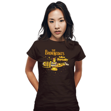 Load image into Gallery viewer, Daily_Deal_Shirts Fitted Shirts, Woman / Small / Black Yellow Serenity