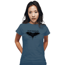 Load image into Gallery viewer, Shirts Fitted Shirts, Woman / Small / Indigo Blue Valar Morghulis