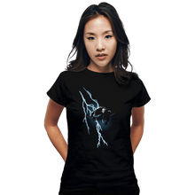 Load image into Gallery viewer, Daily_Deal_Shirts Fitted Shirts, Woman / Small / Black The Dark Slasher