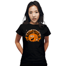 Load image into Gallery viewer, Daily_Deal_Shirts Fitted Shirts, Woman / Small / Black Halloween Bob