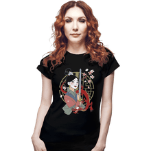 Load image into Gallery viewer, Shirts Fitted Shirts, Woman / Small / Black The Warrior Spirit