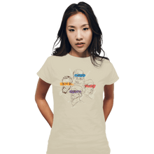 Load image into Gallery viewer, Shirts Fitted Shirts, Woman / Small / White Artists In Masks