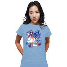 Load image into Gallery viewer, Shirts Fitted Shirts, Woman / Small / Powder Blue Opening Song