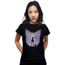 Load image into Gallery viewer, Shirts Fitted Shirts, Woman / Small / Black Pretty Guardian