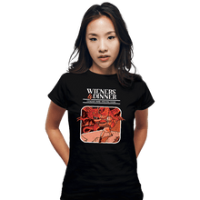 Load image into Gallery viewer, Secret_Shirts Fitted Shirts, Woman / Small / Black Wieners 4 Dinner