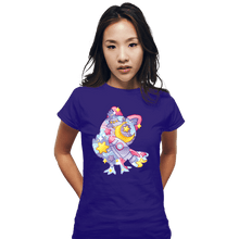 Load image into Gallery viewer, Shirts Fitted Shirts, Woman / Small / Violet Magical Silhouettes - Celeste