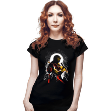 Load image into Gallery viewer, Daily_Deal_Shirts Fitted Shirts, Woman / Small / Black Devil Lawyer
