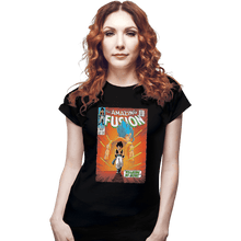 Load image into Gallery viewer, Shirts Fitted Shirts, Woman / Small / Black The Amazing Fusion