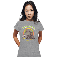 Load image into Gallery viewer, Shirts Fitted Shirts, Woman / Small / Sports Grey Trash Can Critters