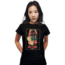 Load image into Gallery viewer, Shirts Fitted Shirts, Woman / Small / Black Under Is Wrong