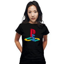 Load image into Gallery viewer, Shirts Fitted Shirts, Woman / Small / Black PS5 Classic