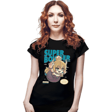 Load image into Gallery viewer, Shirts Fitted Shirts, Woman / Small / Black Super Bowsette