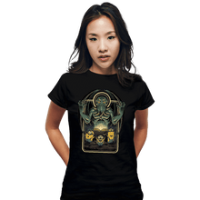 Load image into Gallery viewer, Daily_Deal_Shirts Fitted Shirts, Woman / Small / Black Summoning Cthulhu!