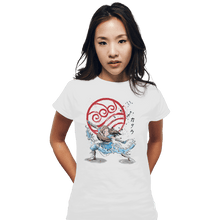 Load image into Gallery viewer, Shirts Fitted Shirts, Woman / Small / White The Power Of The Water Tribe