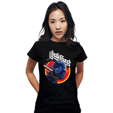 Load image into Gallery viewer, Daily_Deal_Shirts Fitted Shirts, Woman / Small / Black Galactic Hellion