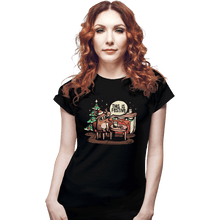 Load image into Gallery viewer, Daily_Deal_Shirts Fitted Shirts, Woman / Small / Black This Is Festive